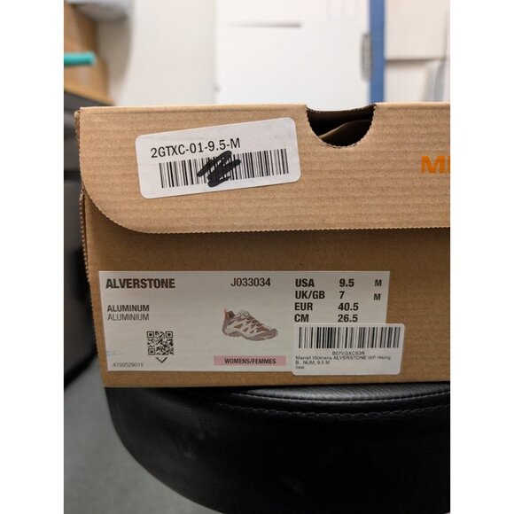 Merrell Women’s Hiking Boots Brown Tan Pink Nature Comfort Size 9.5 - Picture 7 of 12